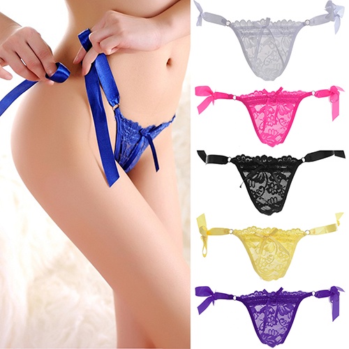 Quần Lót Ren Chữ V Lọt Khe Quyến Rũ Cho Nữ