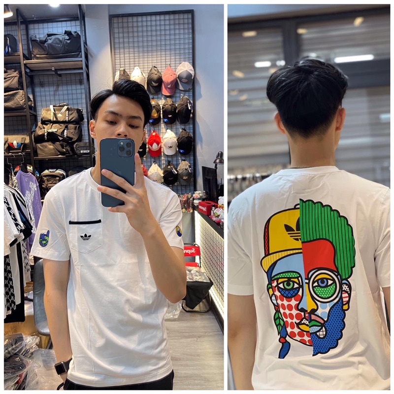 Áo thun logo hoạ tiết  nam nữ