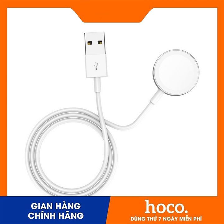 Đế Sạc Không Dây Apple Watch HOCO-CW16, Cáp Sạc Đồng Hồ Thông Minh Các Dòng Series 1/2/3/4/5 38mm,40mm,44mm