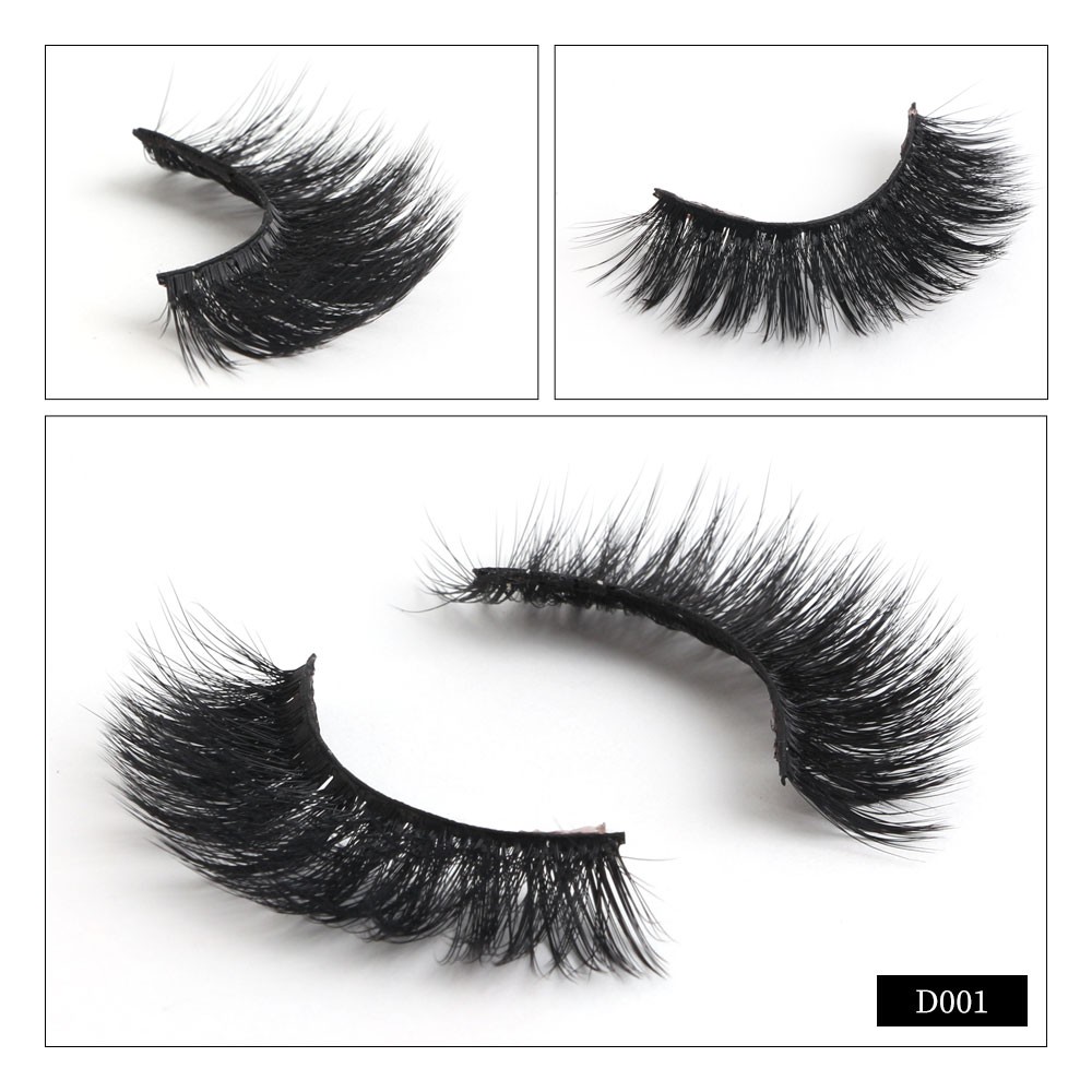 MAGEFY 3D Lông mi giả 1 cặp/Tổng hợp lông mi giả cao cấp/Bộ 1 đôi lông mi giảvà mượt bằng lông chồn  điểm handmade