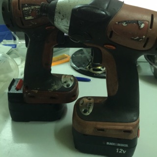 Khoan pin, bắn vít pin black decker 12v