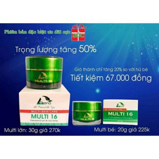 Combo 5 kem multi 16 (lọ to 30g)