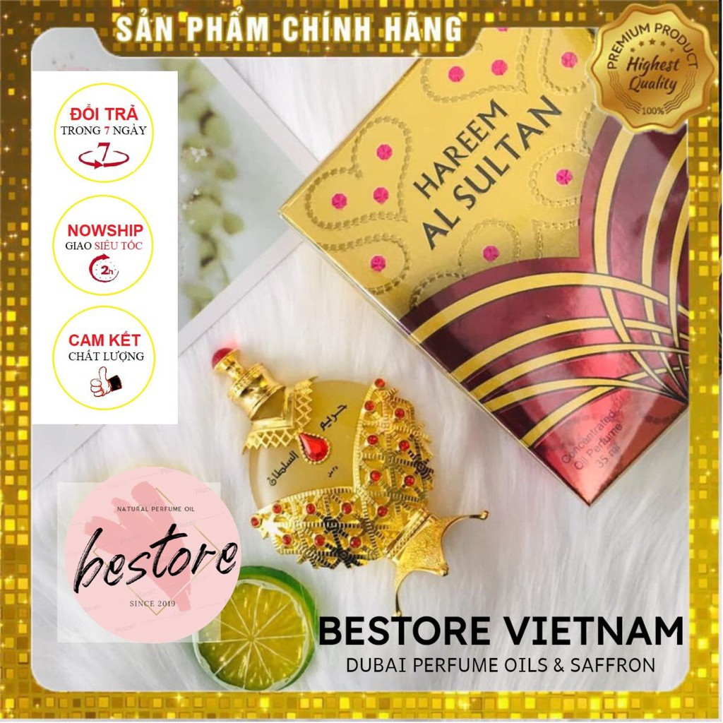 [CAM KẾT CHÍNH HÃNG] Nước hoa Dubai, tinh dầu nước hoa Dubai Hareem Al Sultan Red- Nữ hoàng đỏ chai full 35ml