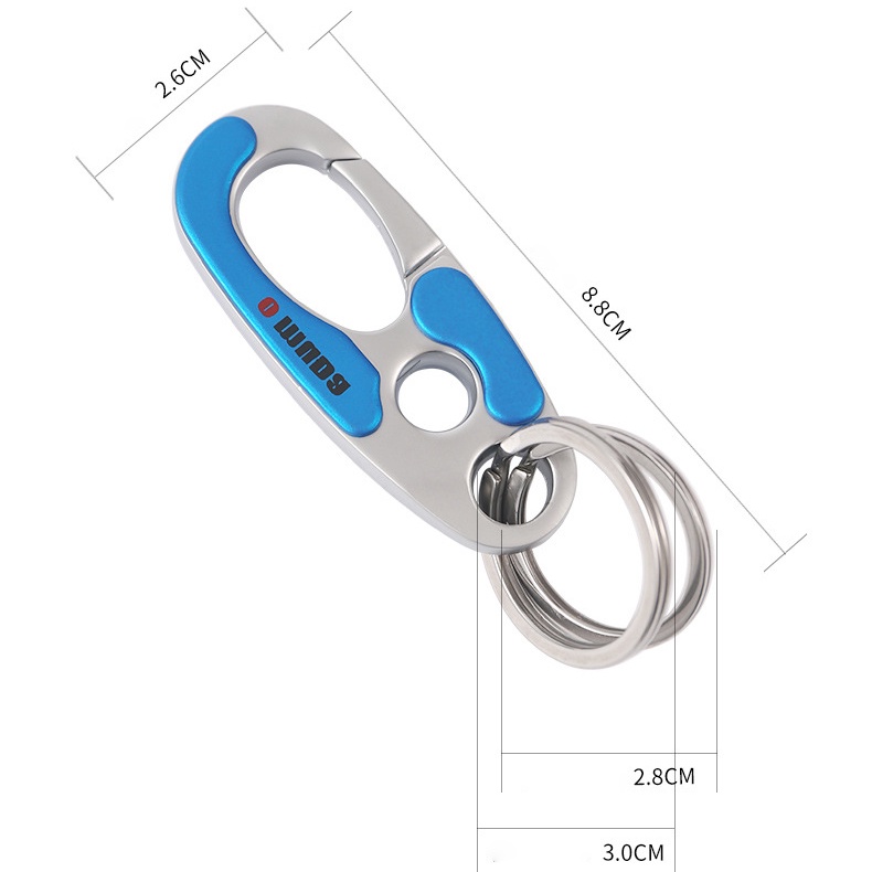 Móc khóa Bella925 móc OMD3752 cho xe máy ô tô khóa treo lưng quần thời thượng