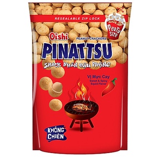 Snack nhân đậu phộng Pinattsu Oishi gói 95g