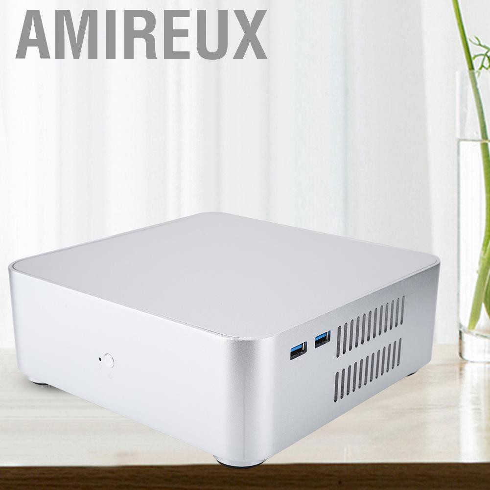 Amireux Mini ITX Computer Case Aluminum Alloy HTPC PC