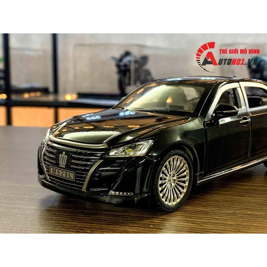 MÔ HÌNH XE TOYOTA CROWN BLACK 1:24 XLG 7404