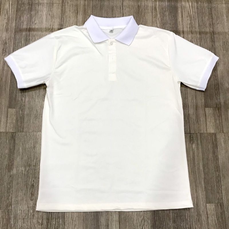 Áo Polo Trắng Trơn