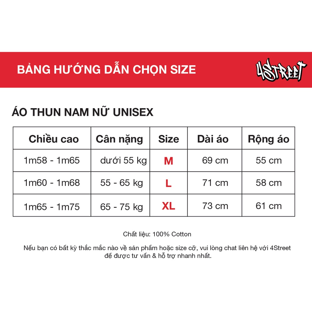 Áo thun tay lỡ nam nữ unisex, phông form rộng oversize 100% Cotton đen 4ST-T03 4Street