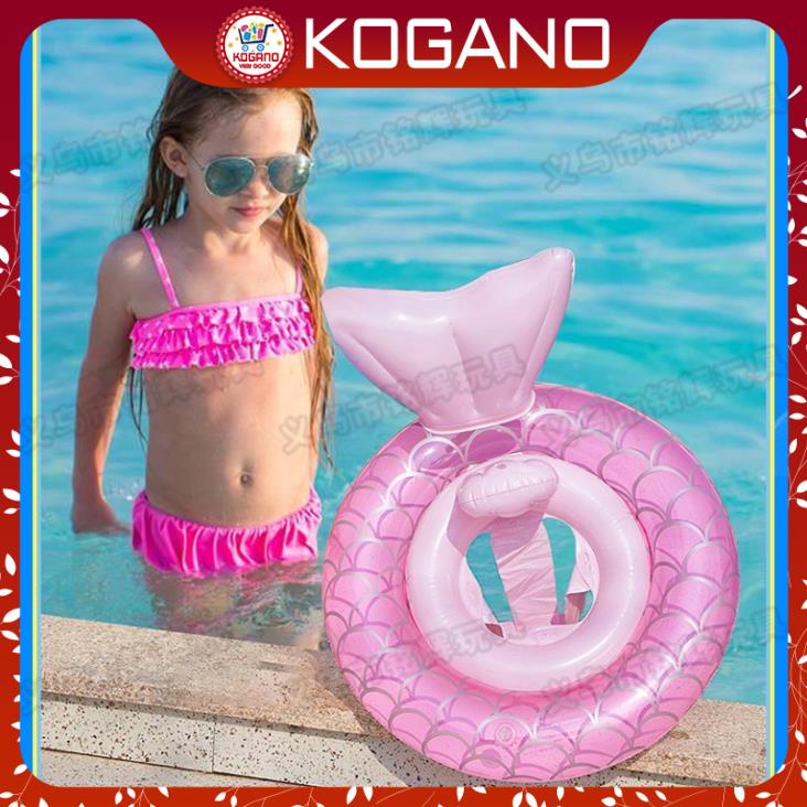 Phao Bơi Cho Bé KOGANO Phao Bơi Trẻ Em Xỏ Chân Chống Lật An Toàn Bơi Lội Đuôi Nàng Tiên Cá SS-001264