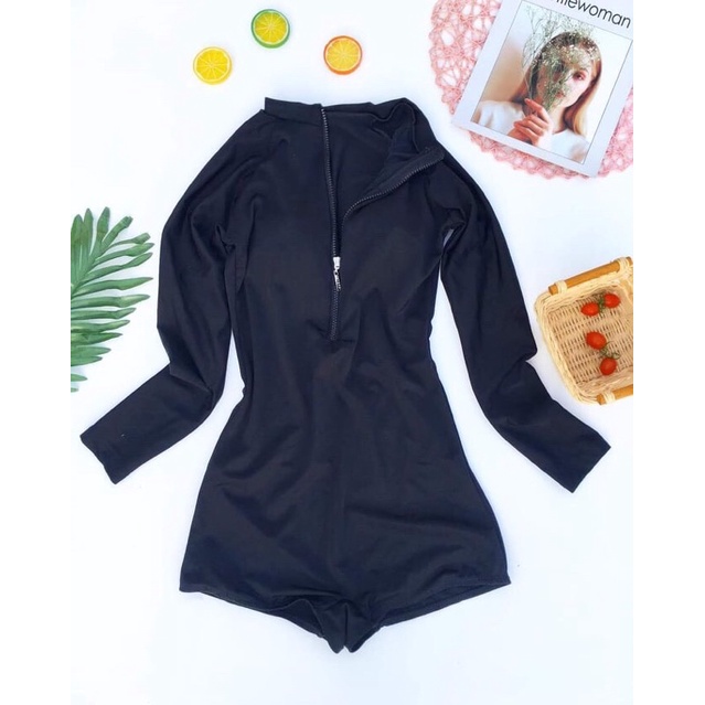 bikini liền thân quần đùi kín đáo