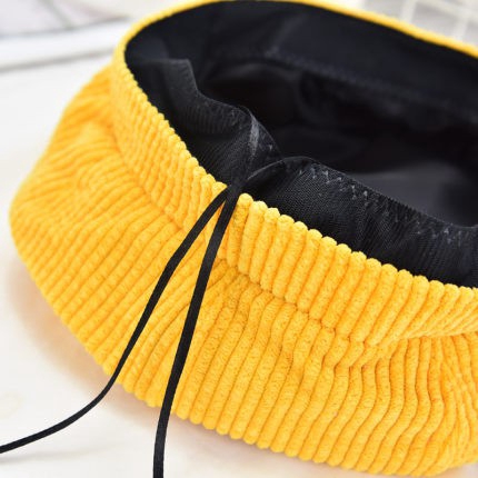 Mũ Beret Nhung Có Ăng Ten Phong Cách Hàn Quốc Cho Nữ