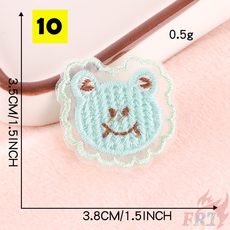 ✿ Sticker Ủi Thêu Hình Trái Cây Và Động Vật ✿1 Phụ Kiện Kẹp Tóc Tự Làm Thủ Công Cho Bé