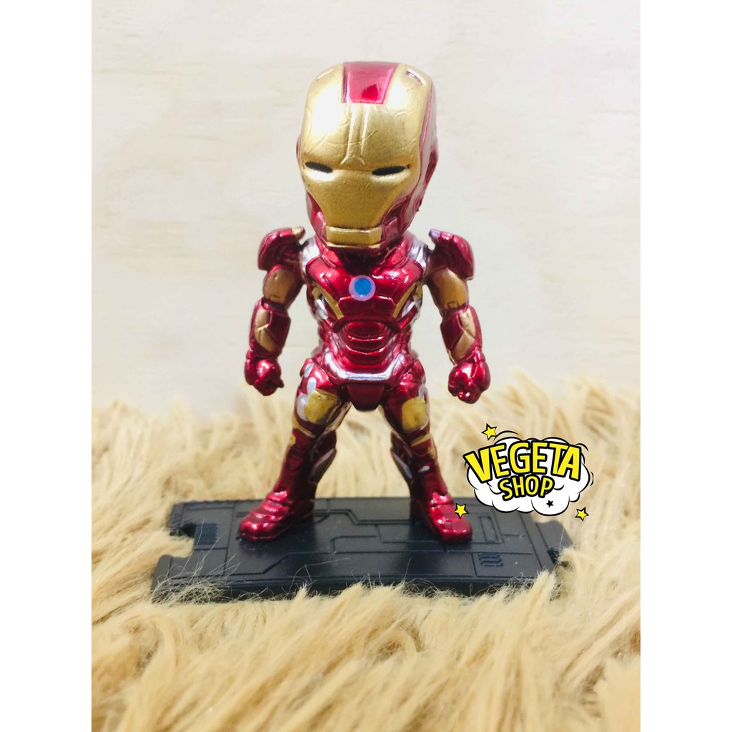 Mô hình Avengers Marvel - Trọn bộ 6 Biệt đội siêu anh hùng - Hulk Iron Man Suit Captain Thor Spider Man - Cao 10cm