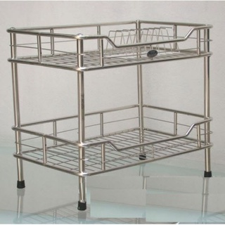 Kệ chén inox 2 tầng, kệ úp chén dĩa 2 tầng