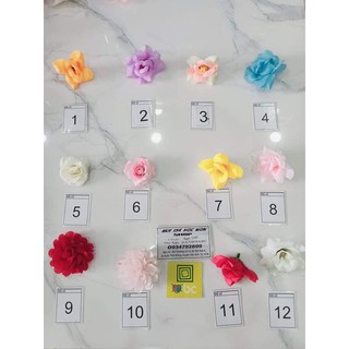 Hoa vải trang trí 3cm-5cm