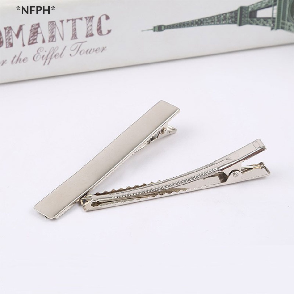 Set 50 Kẹp Tóc Cá Sấu Bằng Kim Loại DIY