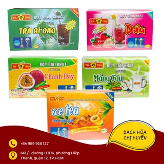[GIẢI NHIỆT] Bột giải khát trà bí đao Trường Thọ 24 gói - Nhiều hương vị