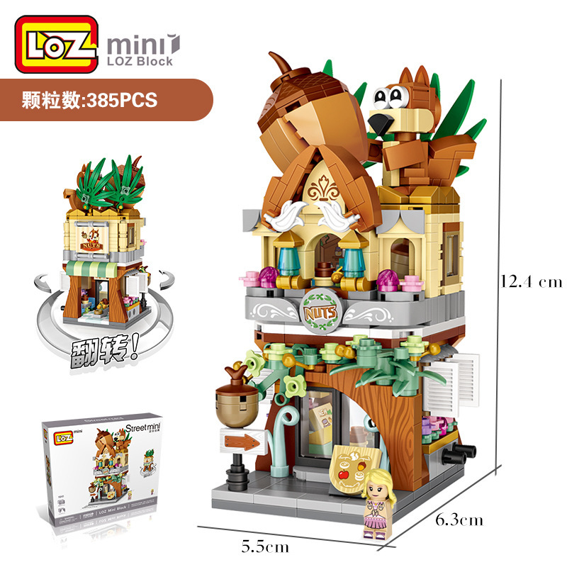 LEGO Loz Bộ Đồ Chơi Cửa Hàng Trang Điểm Chất Lượng Cao