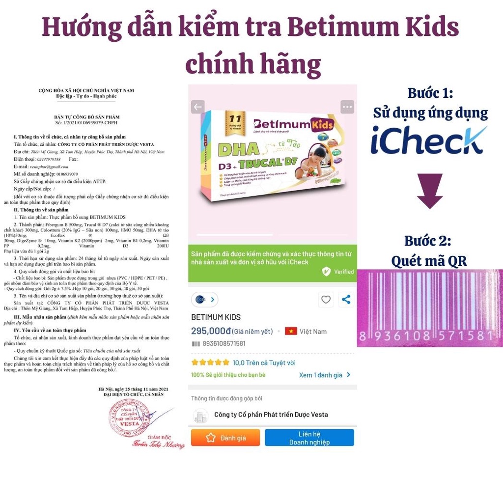 Siro ăn ngon ngủ ngon tăng sức đề kháng cho bé Betimum Kids Shop Mami Mon bổ sung vitamin men vi sinh tiêu hoá cho trẻ