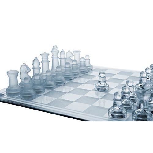 Cờ vua thủy tinh Glass Chess bản đẹp 35cm x 35cm