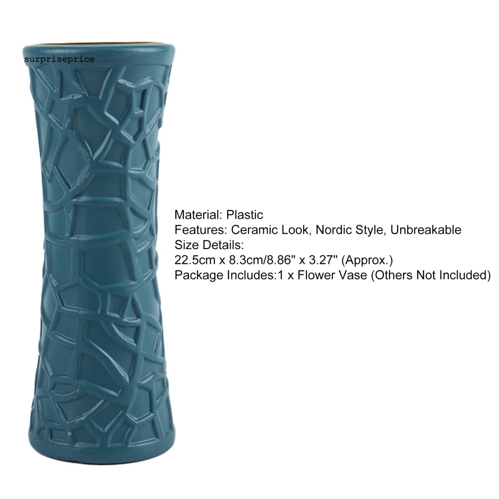 Lọ Hoa Trang Trí Phòng Khách 3 Màu Dễ Thương