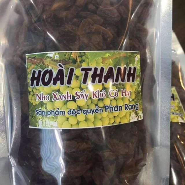 Nho xanh khô phan rang (500g)