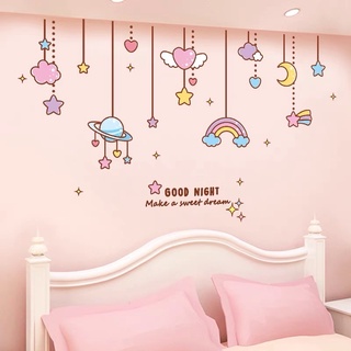 Decal dán tường Pink Girl siêu hot [Sticker dán tường]