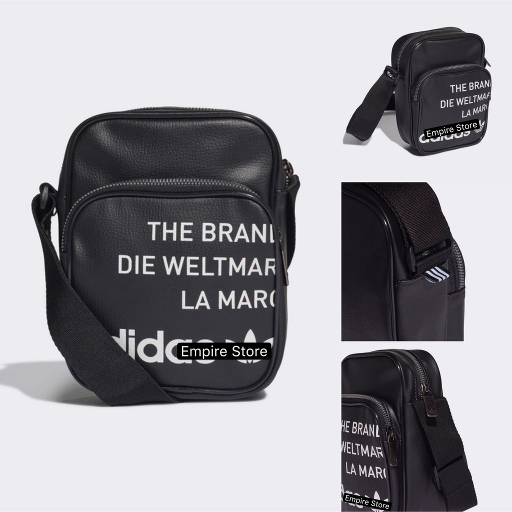 Túi đeo chéo Adi.das Mini Bag - Black XUẤT DƯ FULL TEM TAG CODE