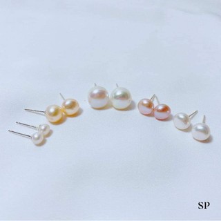 Bông tai bạc ta nụ trai có các size
