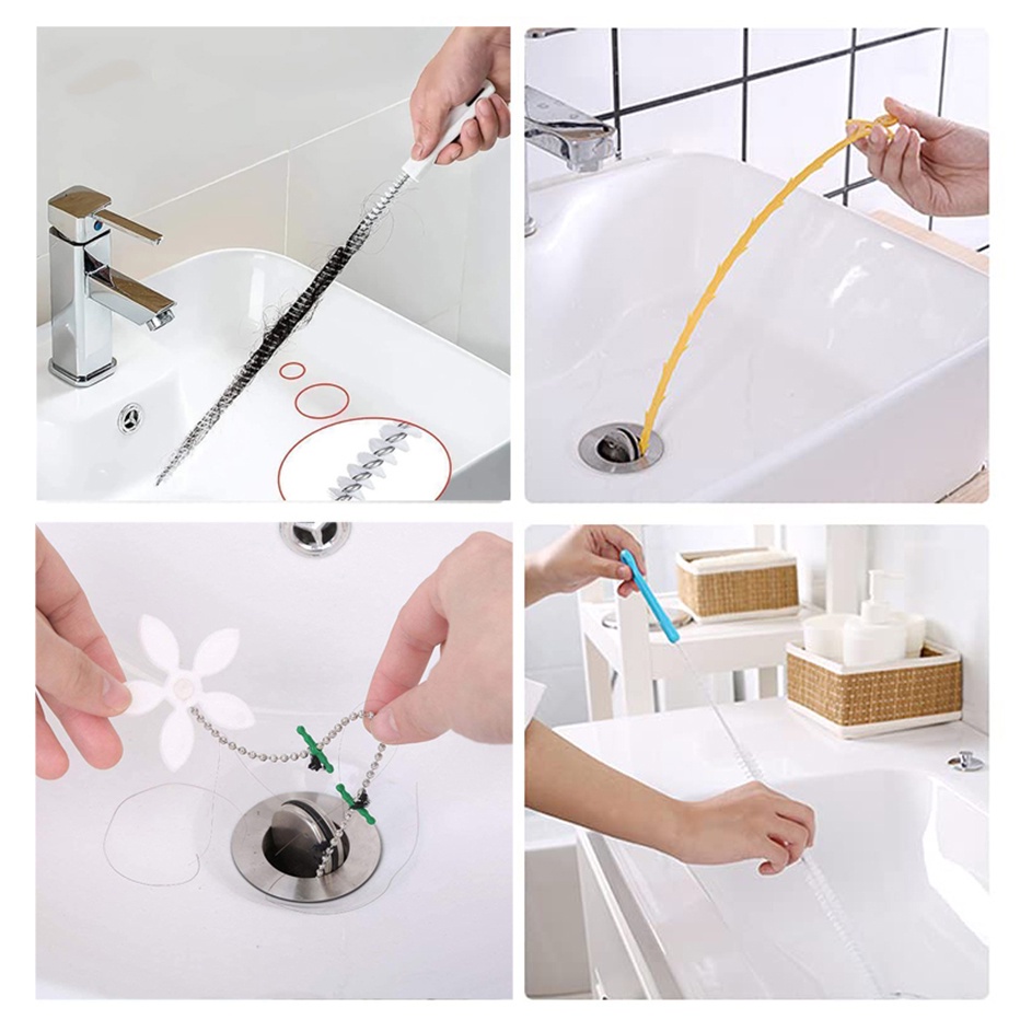 Bàn Chải Vệ Sinh Ống Thoát Nước Tiện Dụng