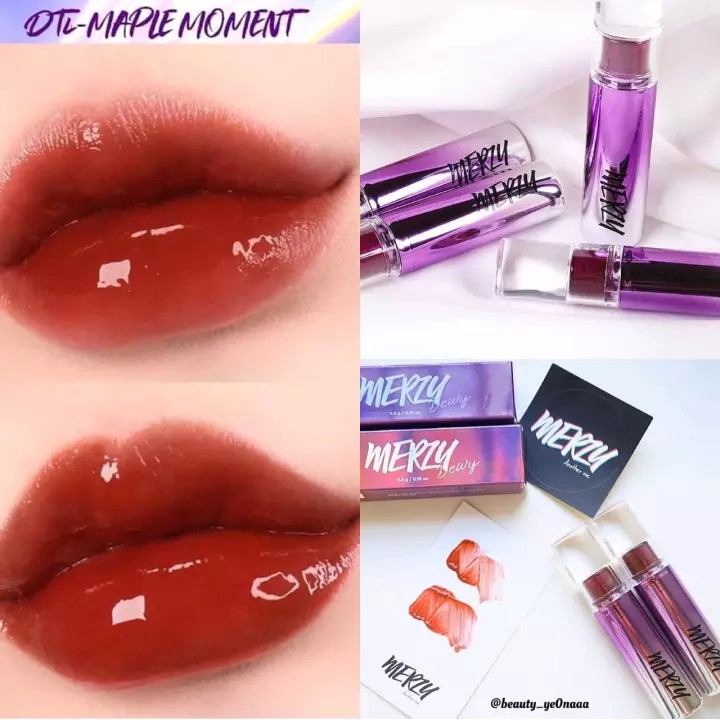 [HOT NEW] Son Tint Bóng Siêu Lì, Cho Đôi Môi Căng Mọng Merzy Aurora Dewy Tint 5.5g | BigBuy360 - bigbuy360.vn