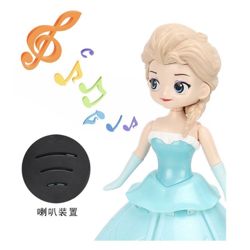 CÔNG CHÚA ELSA - phát nhạc, có đèn, xoay 360 độ