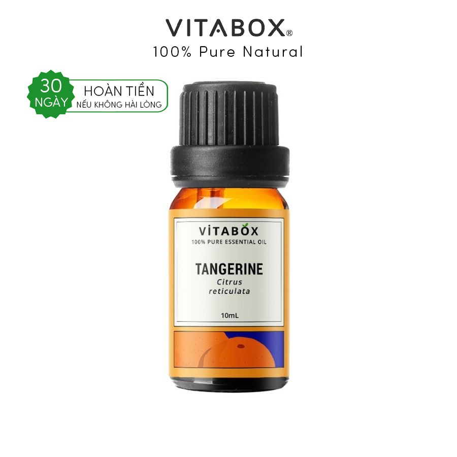 Tinh Dầu Vỏ Quýt Tangerine - 100% Thiên Nhiên Nguyên Chất - Vitabox Natural Essential Oil