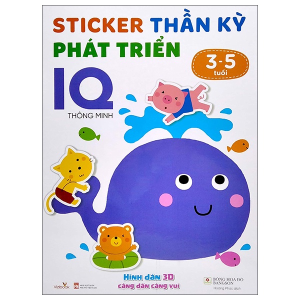 Sách Sticker Thần Kỳ - Phát Triển IQ - Thông Minh (3-5 Tuổi)