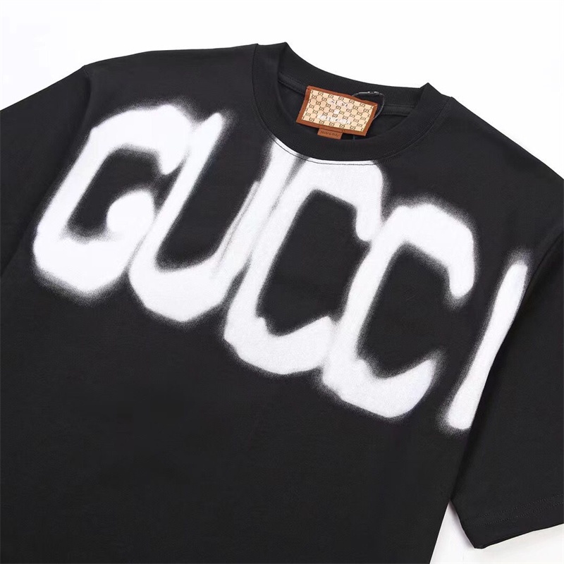 Áo Thun Cotton Tay Ngắn Dáng Rộng In Chữ G Cổ Điển Thời Trang Cho Nam Và Nữ