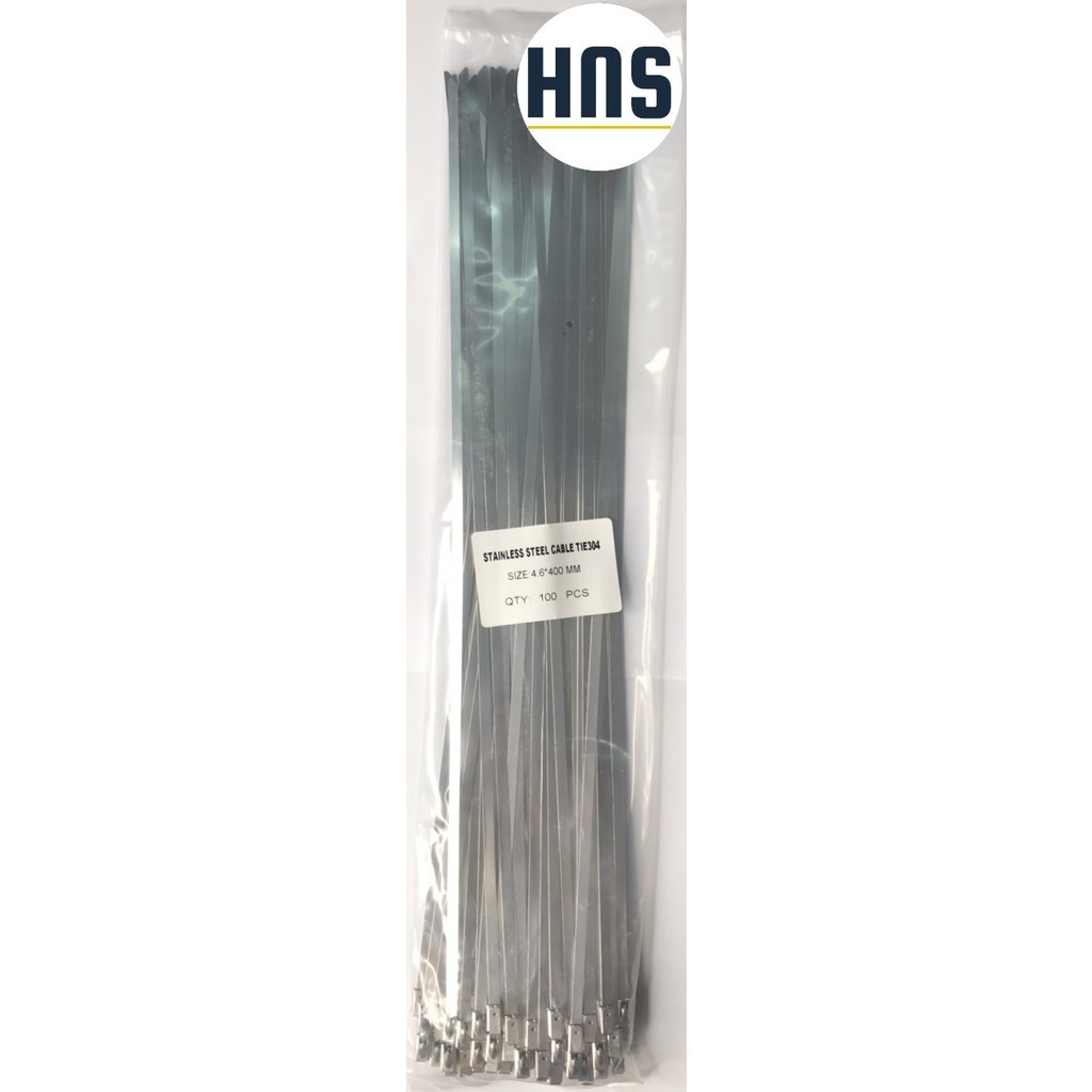 Dây thít inox 304 dài 40cm (rộng 4.6 mm x dài 400 mm)