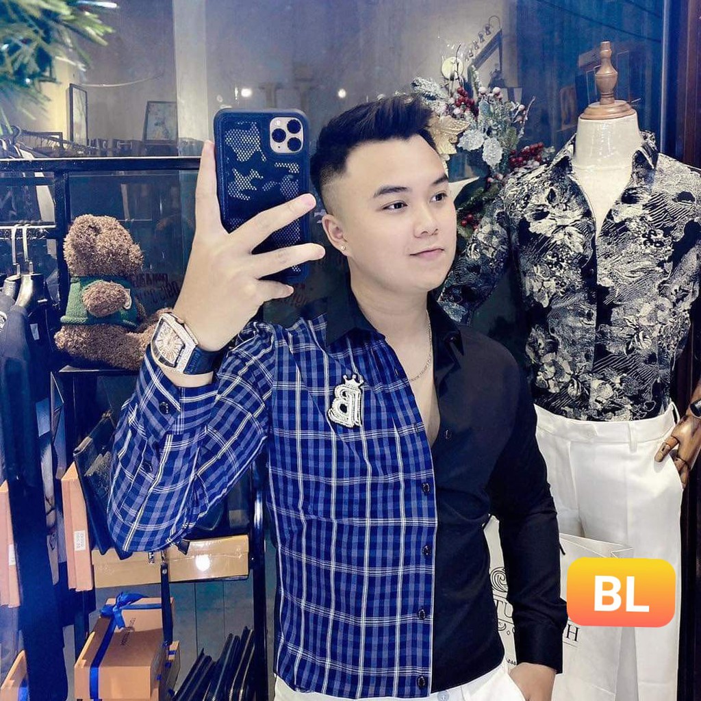 Áo sơ mi nam cao cấp vải lụa Kate mịn | BigBuy360 - bigbuy360.vn