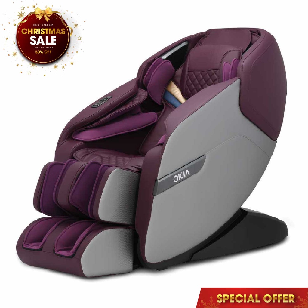 Ghế Massage Toàn Thân OKIA eOptimum Adv + [TẶNG MÁY TẬP SĂN CHẮC CƠ 22TRIỆU VNĐ]