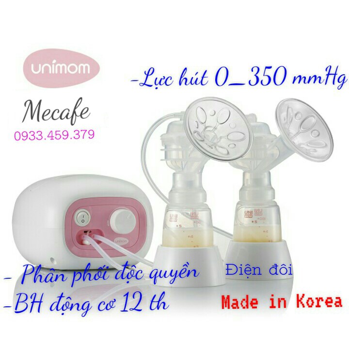 Bộ phụ kiện máy hút sữa Unimom Hàn Quốc (chính hãng)