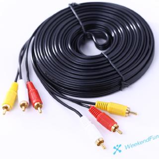 Cáp Av 3 Đầu Rca Cho Dvd Tv