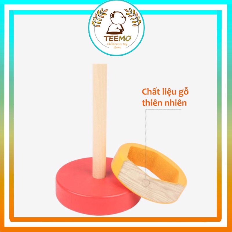 Đồ chơi trẻ em cho bé 2 tuổi thả khối bằng gỗ thông minh giáo dục WD-02