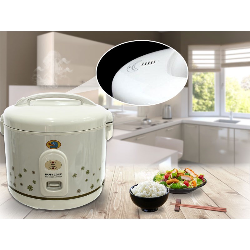 [Mã ELHADEV giảm 4% đơn 300K] Nồi cơm điện 3L Happycook HC-300 - Bảo Hành 12 Tháng Chính Hãng