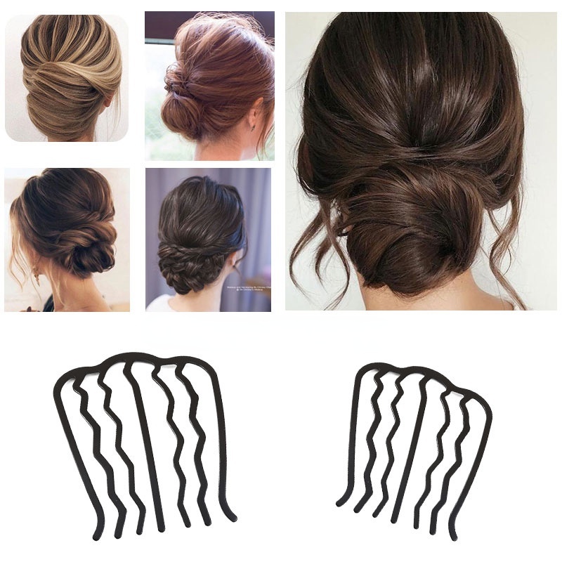 Lược Cài Tóc Chữ U Thiết Kế Đơn Giản Phong Cách Hàn Quốc Cho Nữ