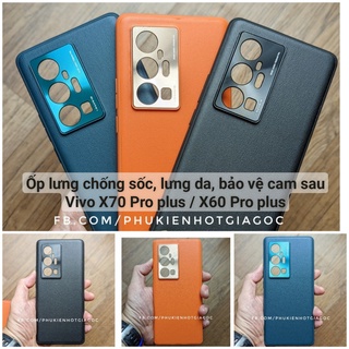 (Đẹp) Ốp lưng da , case chống sốc bảo vệ camera sau Vivo X90 Pro / X Note / X80 Pro / X80 / X70 Pro Plus / X60 Pro +
