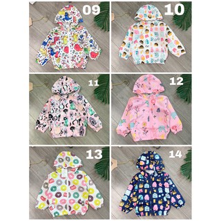 Áo gió bé gái quảng châu 2 lớp
