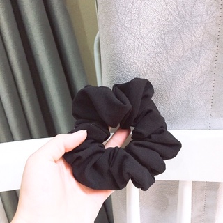 Scrunchies dây buộc tóc handmade đen