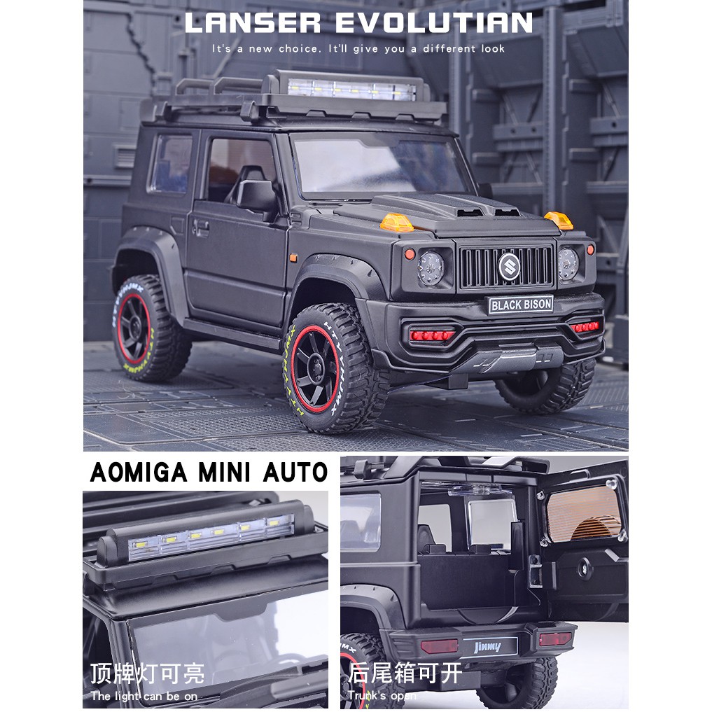 Mô hình xe địa hình SUZUKI Jimny tỉ lệ 1:18