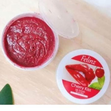 (Hàng Mới Về) Son Tẩy Tế Bào Chết Môi 6.6 Brands Festival Felinz Cherry Kiss