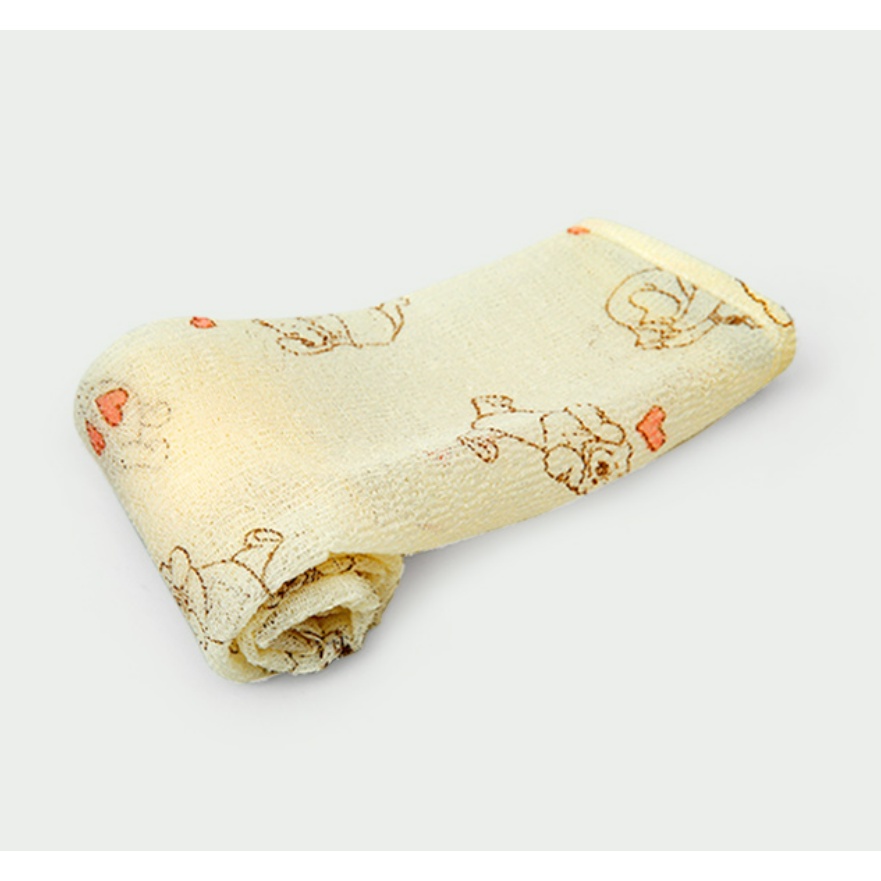 DAISO Khăn Tắm 2 Lớp In Hình Gấu Pooh / Piglet Đáng Yêu